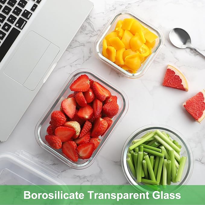 HOMBERKING Glass Food Storage Containers - Image 5
