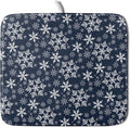 Christmas Dish Drying Mat for Kitchen Counter 18x16 Inch Xmas Snowflake Drying by Trongr