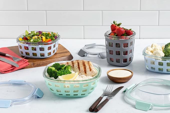 Ello Duraglass Meal Prep Container- Glass Food Storage Container - Image 8