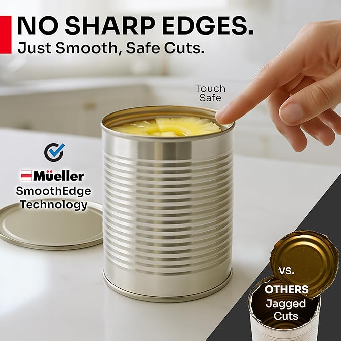 MUELLER HOME SmoothEdge Auto Electric Can Opener – Battery‑Operated One‑Touch w - Image 3