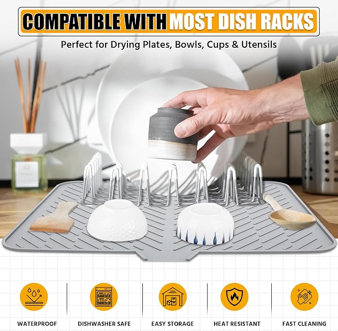 Luxet Silicone Dish Drying Mat - Image 7