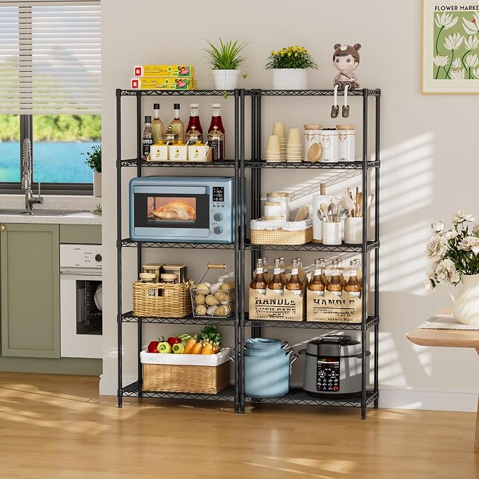 SINGAYE Shelf Wire Shelving Adjustable Storage Shelves Rack Standing Units - Image 7