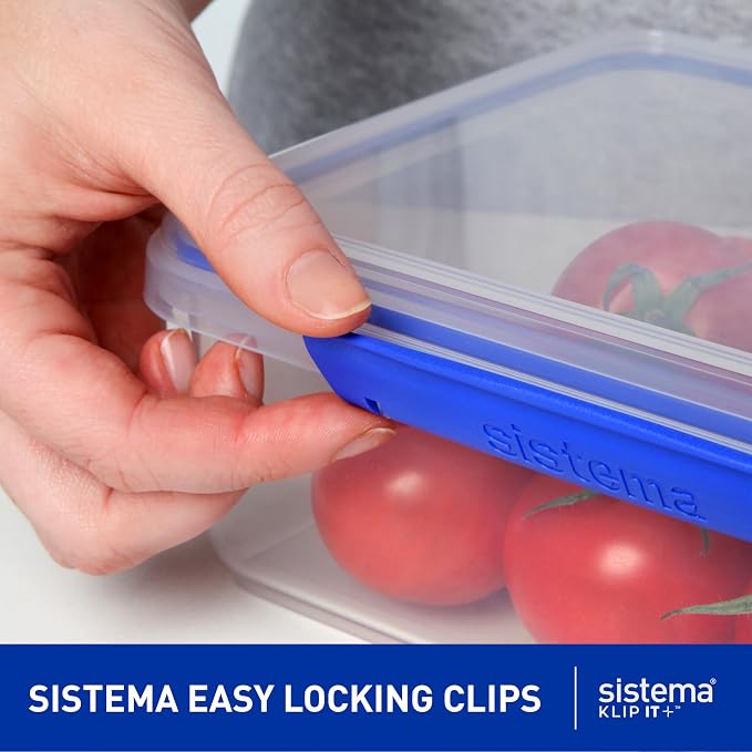 Sistema KLIP IT Large 7L Food Storage Container, Airtight & Stackable, - Image 2