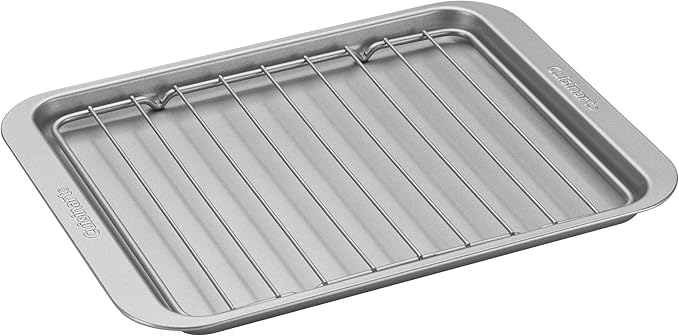 Cuisinart AMB-TOBPRK Toaster Oven Broiling Pan w/ Rack, 11.2" x 8.6" x 0.06" by Cuisinart
