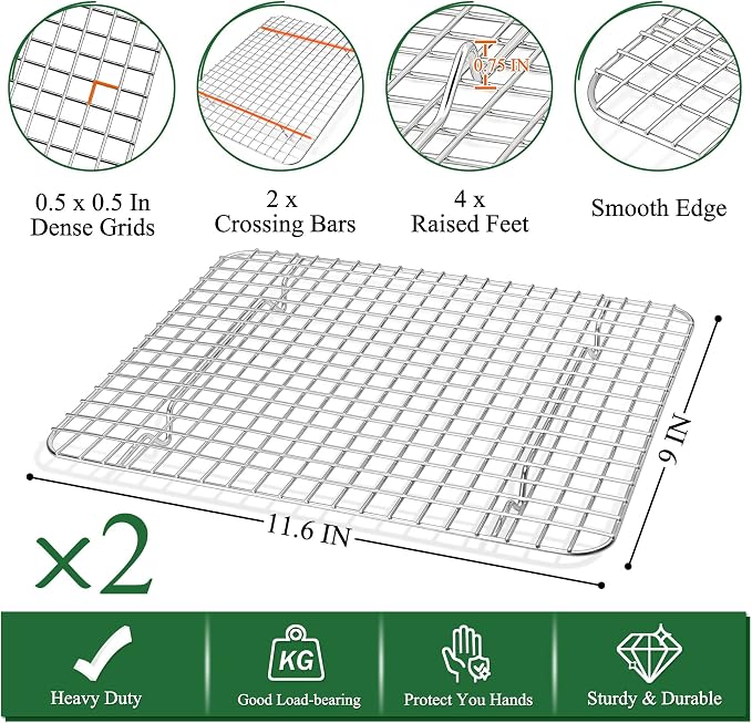 P&P CHEF 12.5 Inch Toaster Oven Pan - Image 3