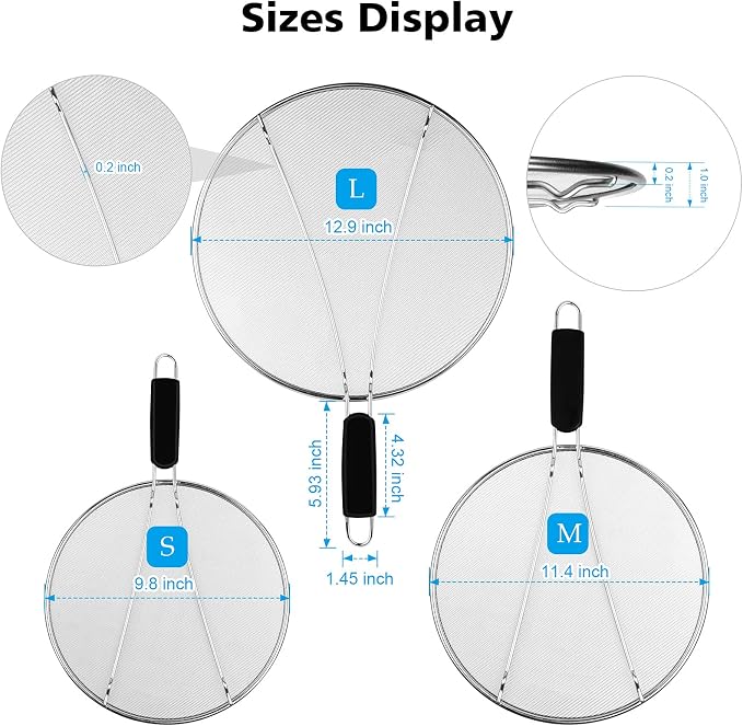 Splatter Screen for Frying Pan - Image 2