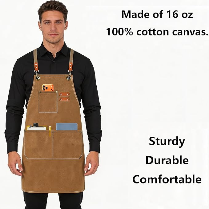 AFUN Chef Aprons for Men Women - Image 3