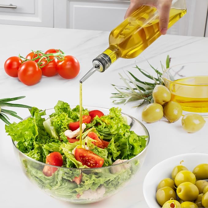 Zulay Olive Oil Dispenser For Kitchen, Glass Oil Container - Image 5