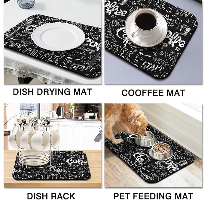 Fun Coffee Mat 23inx15in, Coffee Bar - Image 2