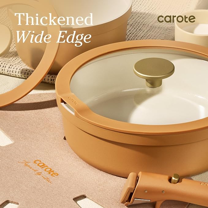 Carote 20pcs Ceramic Cookware Set - Image 5