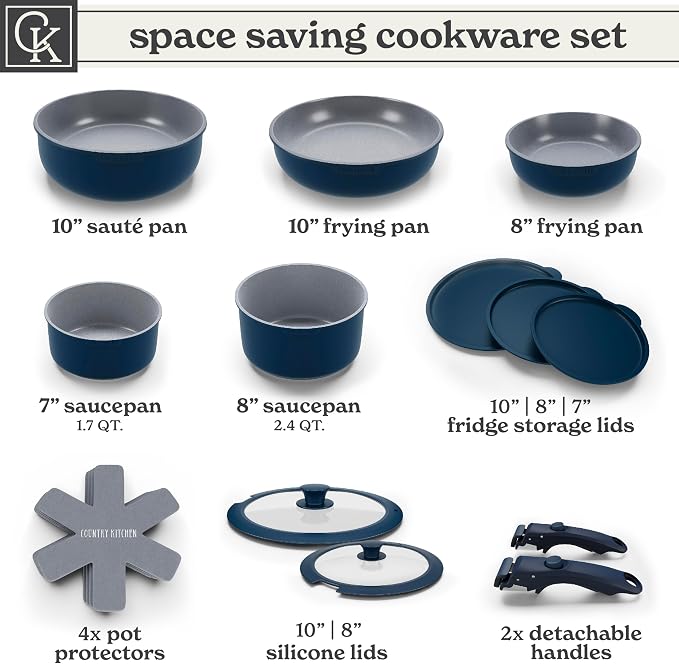 Country Kitchen Cookware Set - Image 3