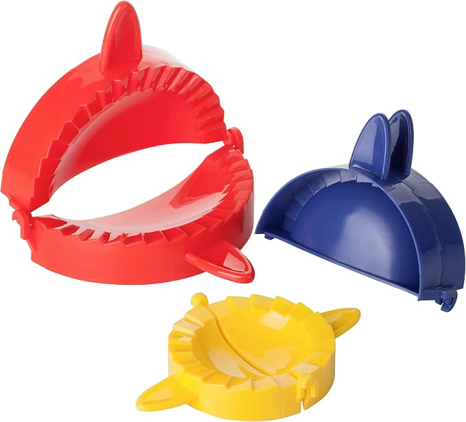 BTaT- Dough Press Set, 3 Pack, Pastry and Turnover Press, Hand Pie Maker by BrewToATea