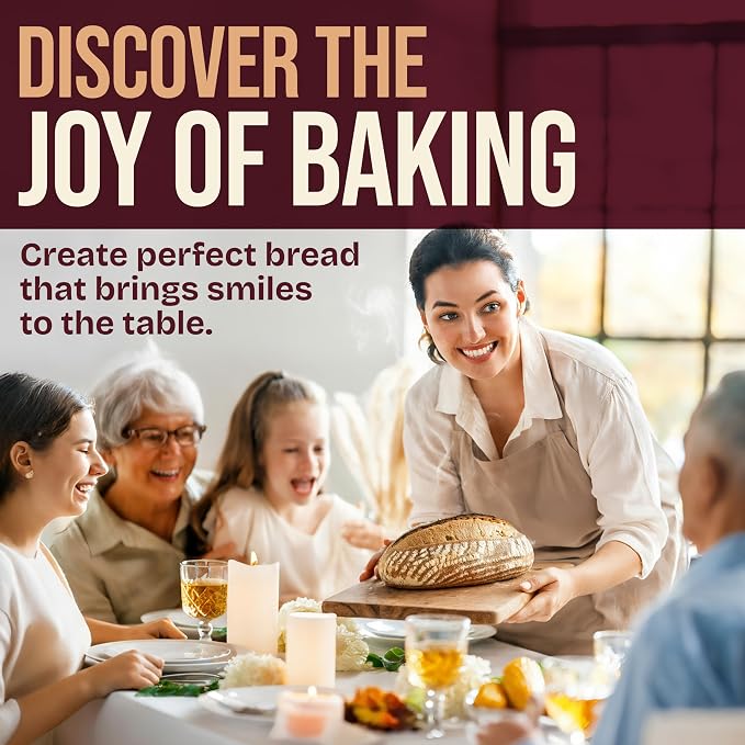 Superbaking 10" Oval Banneton Bread Proofing Basket – Sourdough Starter Kit - Image 8