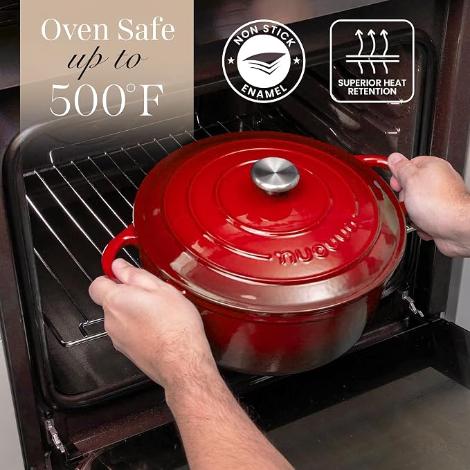 Nuovva Enamelled Cast Iron Dutch Oven Pot - Image 5