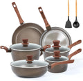 12Pcs Pots and Pans Set, Nonstick Cookware Sets, Non Stick Pots and Pan Set by RATWIA