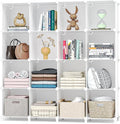 Neprock 16 Cubby Storage Organizer, Closet Clothes Storage Organizer, Cube by Neprock