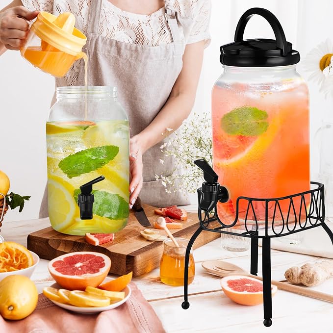 Tanlade 2 Pcs Plastic Drink Dispenser - Image 7