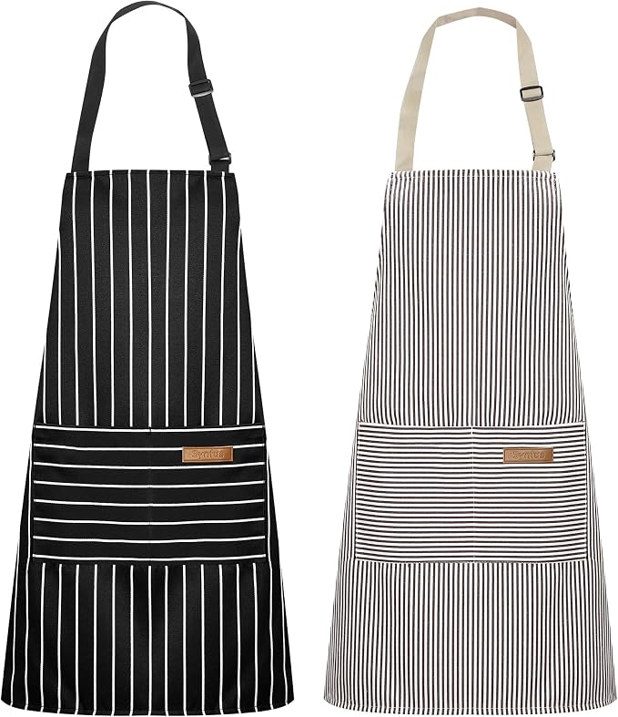 Syntus Chef Apron for Men Women Kitchen Cooking Apron by Syntus
