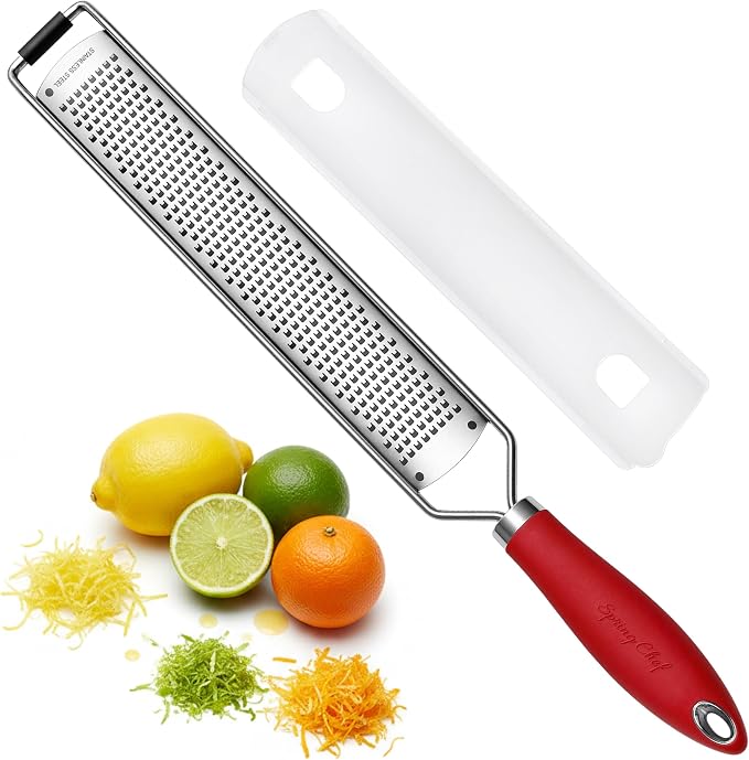 Spring Chef Stainless Steel Lemon Zester Grater by SpringChef