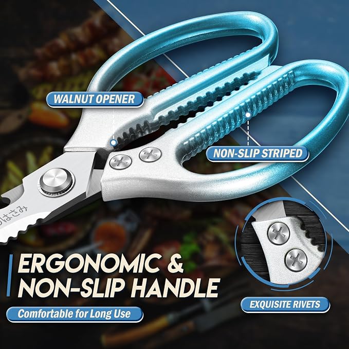 TIJERAS Kitchen Scissors Set Blue - Image 5