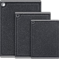 Kikcoin Plastic Cutting Boards for Kitchen, 3-Piece Large Cutting Board Set by Kikcoin