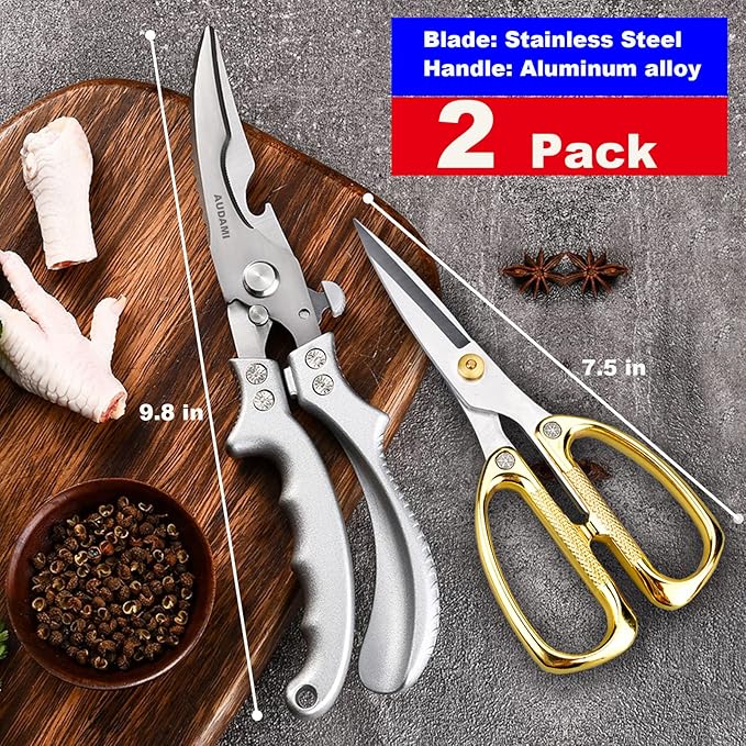 Stainless Steel Heavy Duty Kitchen Scissors - Image 2