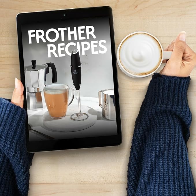 Zulay Kitchen Patented Tornado Triple Whisk Milk Frother - Image 8