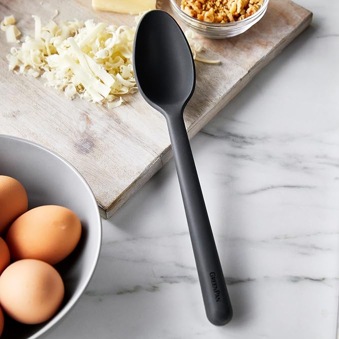GreenPan Silicone Ultimate Spoon, Mixing Stirring Serving, Cooking Kitchen - Image 3