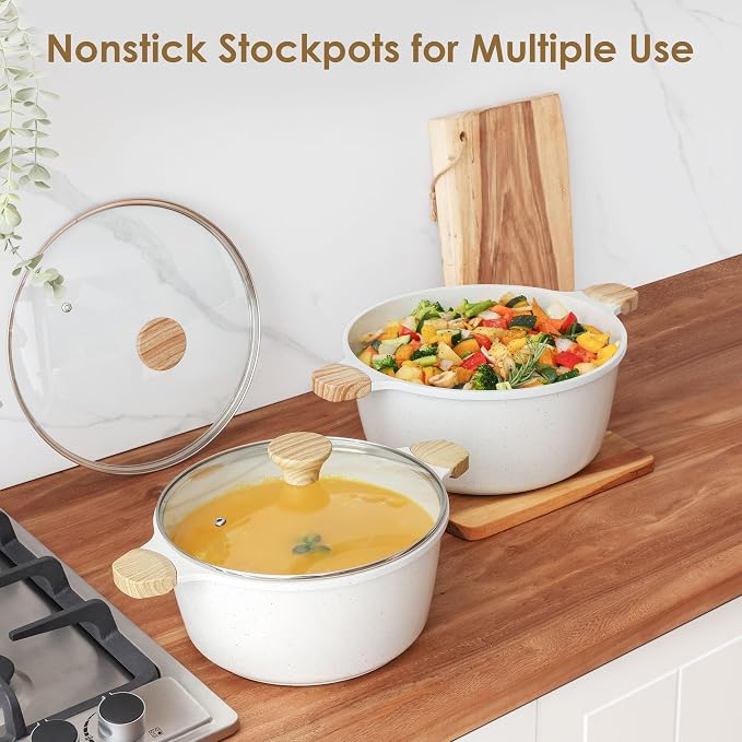 SENSARTE Ceramic Nonstick Stock Pot - Image 4