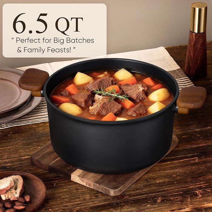 CAROTE 33pcs Pots and Pans Non Stick, Cookware Sets Detachable Handle, - Image 6