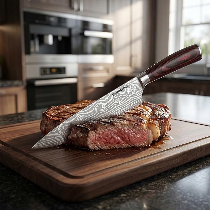 Professional Kitchen Knives High Carbon Stainless Steel Chef Knife Set - Image 6