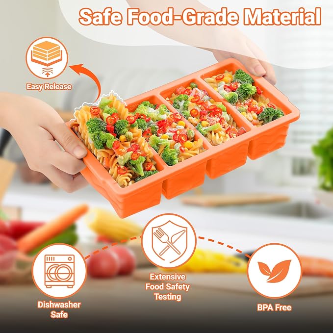 Doasuwish Silicone Freezer Tray - Image 3