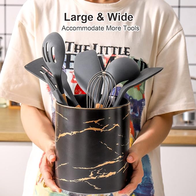 7.2 inch Large Utensil Holder for Kitchen Counter - Image 3