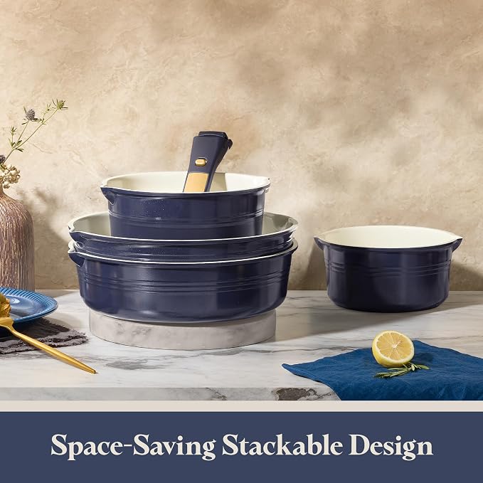 CAROTE 22Pcs Titanium Cookware Set, Pots and Pans Set Non Stick, Kitchen - Image 5