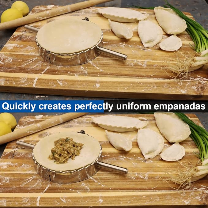 Best Utensils Stainless Steel Ravioli Mould Pierogi Dumpling Maker Wrapper - Image 3