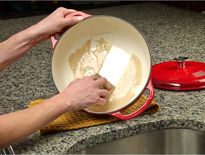 Mercer Culinary Enameled Cast Iron Round Dutch Oven, 6 qt. - Image 8