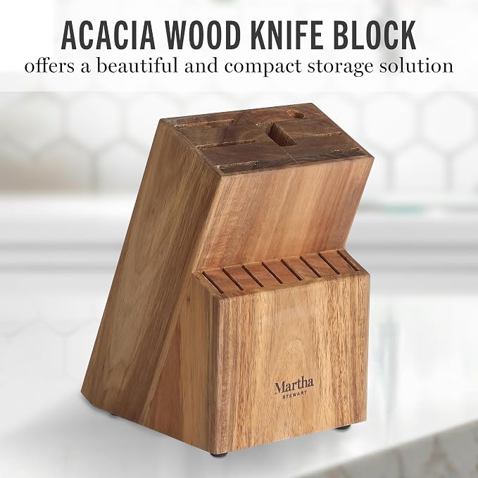 Martha Stewart Knife Block Set 16-Piece - Image 6