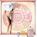 HIHOHO Beach Blanket Waterproof Sandproof Extra Large Beach Mat 79" X by HIHOHO