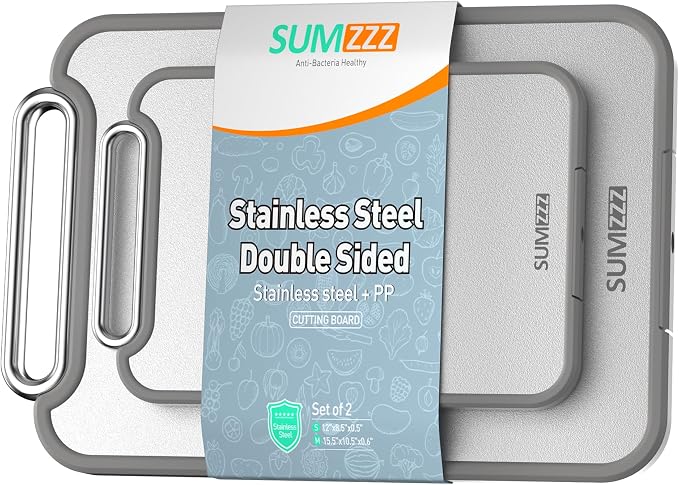 Sumzzz Stainless Steel Cutting Board by Titanium