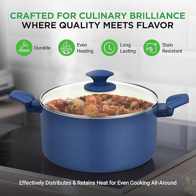 Nutrichef 54 Piece Professional Grade Complete Home Kitchen Cookware Set - Image 4