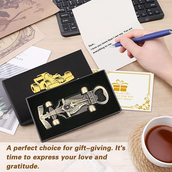 LKKCHER Racing Car Gifts for Men Women, Novelty Race Car Beer Bottle Opener - Image 5