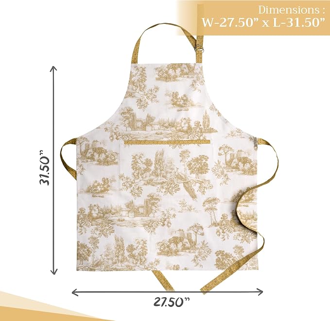 Maison d' Hermine 100% Cotton Apron - Image 4