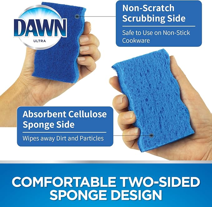 Dawn Non-Scratch Scrubber Sponges - Image 5