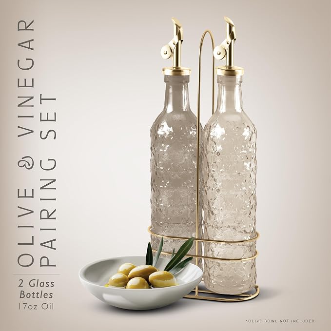 COOK WITH COLOR Glass Olive Oil Bottle Dispenser - Image 2