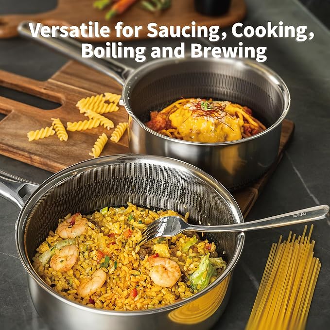 Hybrid Nonstick Saucepan Set of 2 - Image 7