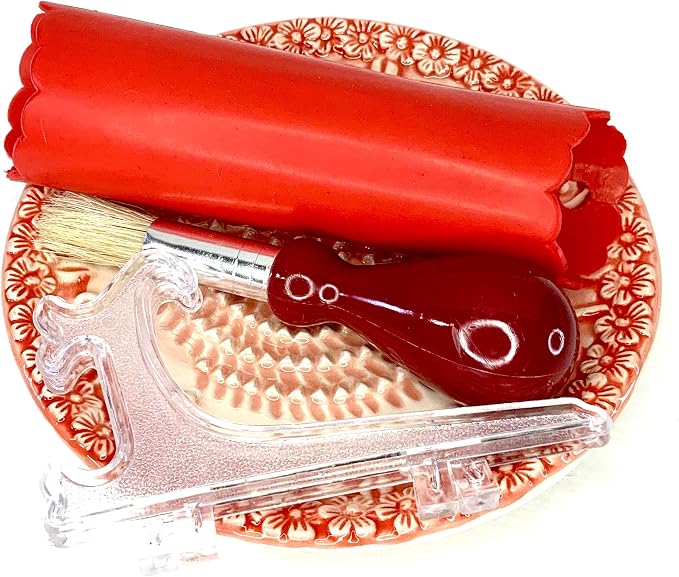 BonCera, All-in-one Premium Ceramic Garlic Grater Plate 4-Piece Set - Image 9