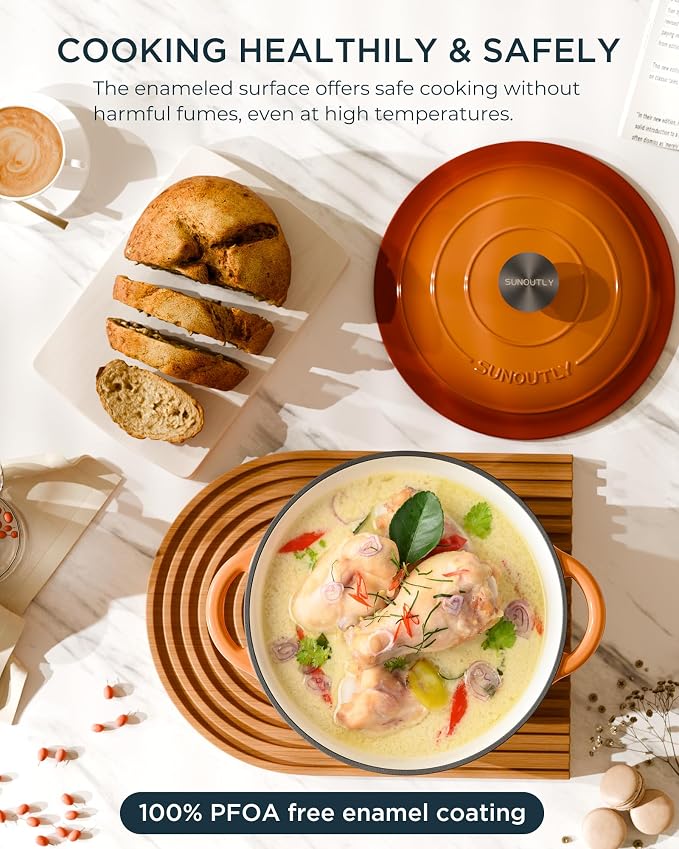 Enameled Cast Iron Dutch Oven - Image 2