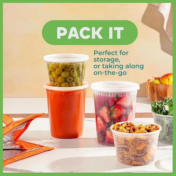 JoyServe 16 Sets Deli Containers - Image 5