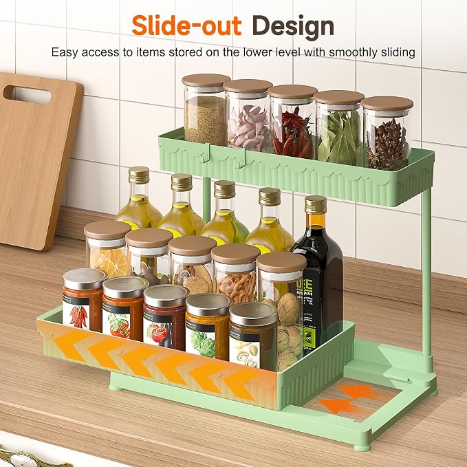 Sevenblue 3 Pack Multi-Purpose Under Sink Organizers and Storage, 2026 L-Shaped - Image 3