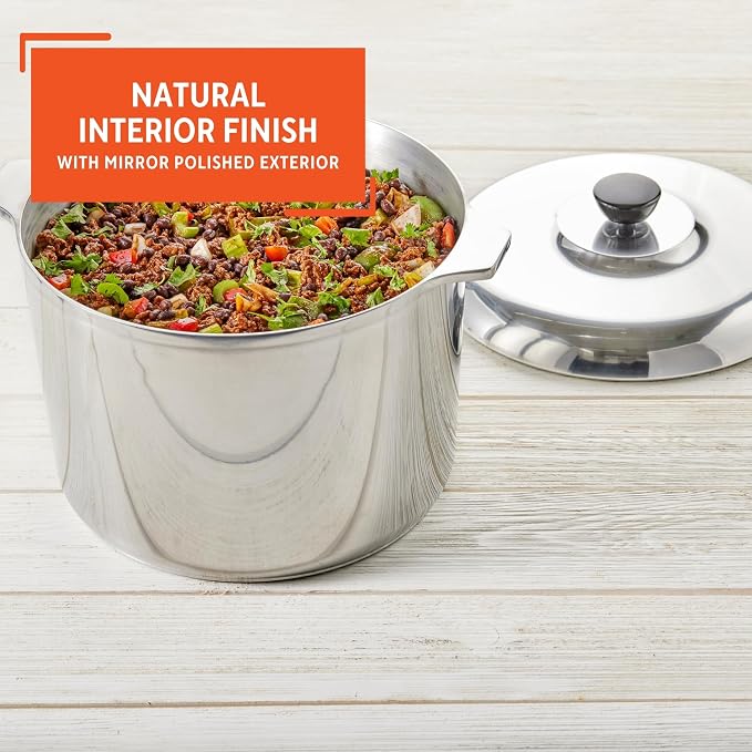 IMUSA USA Heavy Duty Cajun Aluminum Stock Pot 14 Quart - Image 4